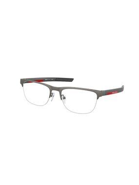 PRADA LINEA ROSSA EYEWEAR PS51QV 1BO1O1 57 GunmetalHalf Rim Frmae